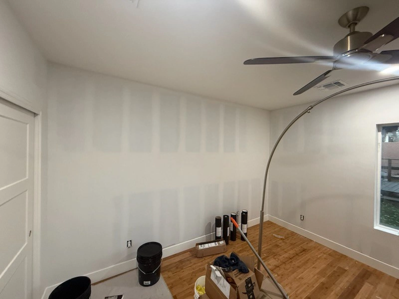 Commercial wallpaper installation in Delridge, Seattle