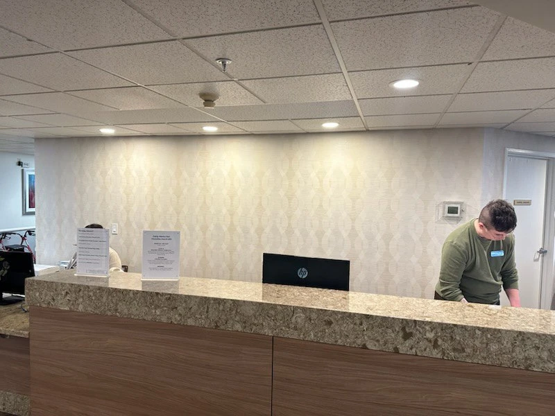Wallpaper accent wall installation Everett WA
