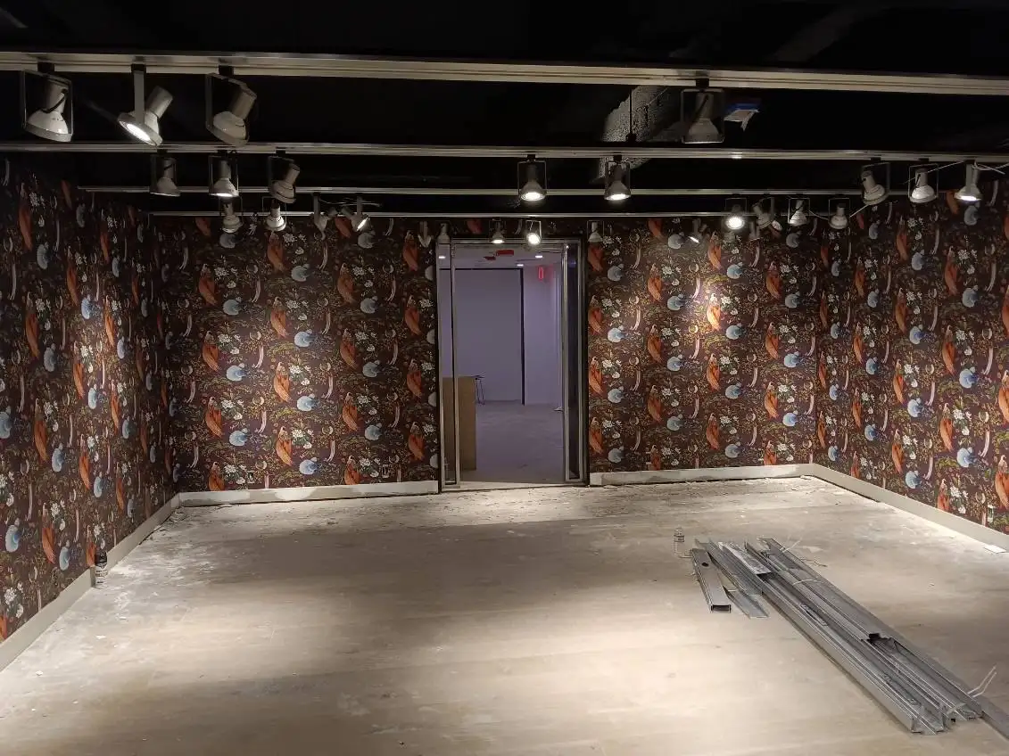 Residential wallpaper installation in Alki, Seattle