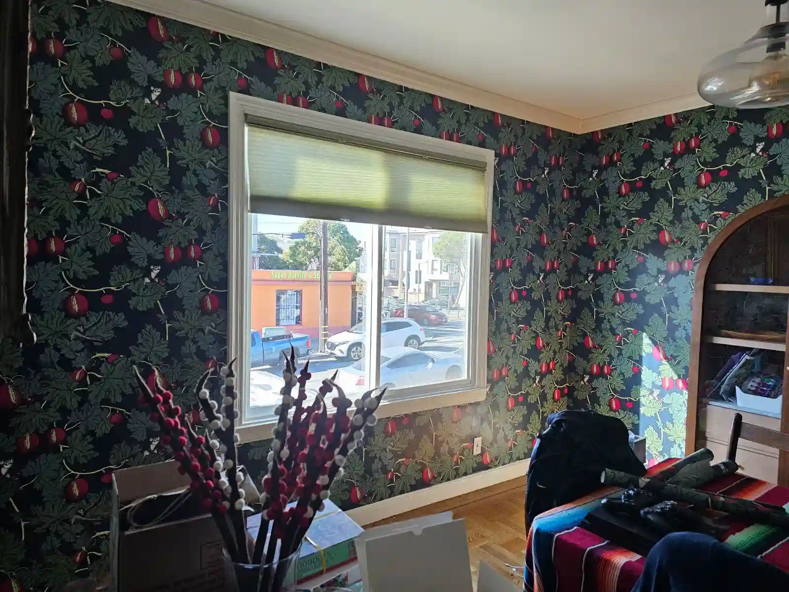 Wallpaper removal in SoDo, Seattle